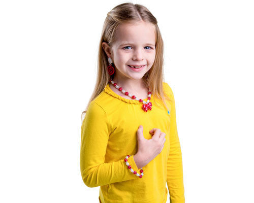 Red Princess Jewelry Set - Dress Up America Costumes & Accessories - HalloweenCostumes4U.com - Adult Costumes