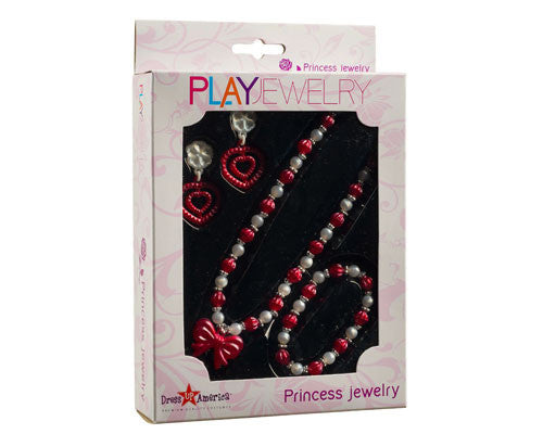 Red Princess Jewelry Set - HalloweenCostumes4U.com - Adult Costumes