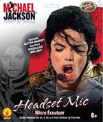 Michael Jackson Microphone Headset - HalloweenCostumes4U.com - Accessories