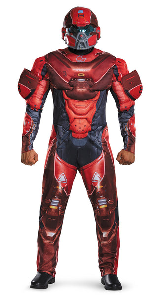 Mens Halo Deluxe Red Spartan Costume - Disguise Costumes & Accessories - HalloweenCostumes4U.com - Adult Costumes