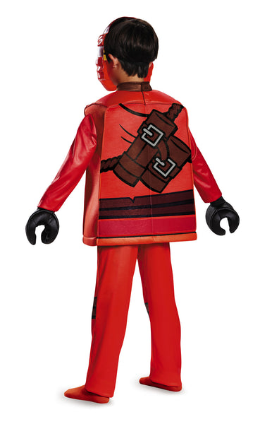 Boys Lego Ninjago Deluxe Kai Costume - HalloweenCostumes4U.com - Kids Costumes