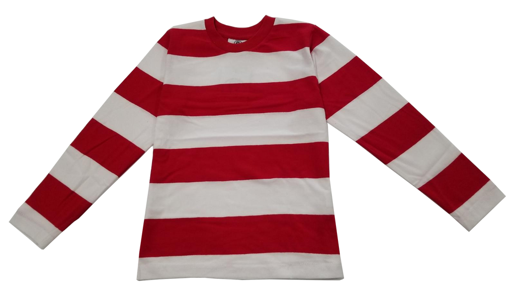 Infants/Toddlers/Kids Red & White Striped T-Shirt Costume