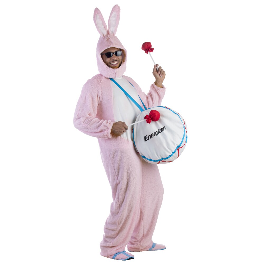 Adults Energizer Bunny Mascot Costume - Dress Up America Costumes & Accessories - HalloweenCostumes4U.com - Adult Costumes