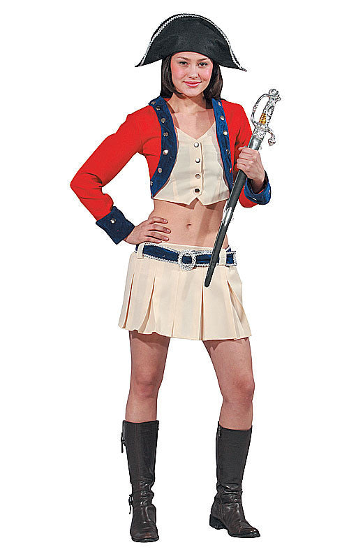 Womens Colonial Soldier Costume - Dress Up America Costumes & Accessories - HalloweenCostumes4U.com - Adult Costumes