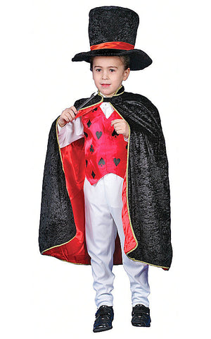 Kids Deluxe Magician Costume - HalloweenCostumes4U.com - Kids Costumes