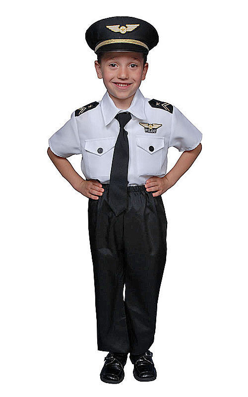 Kids/Toddlers Pilot Costume - HalloweenCostumes4U.com - Kids Costumes