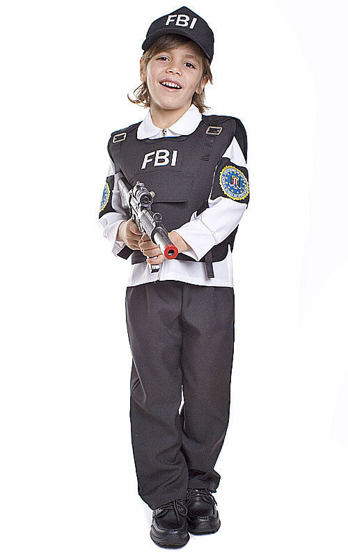 Kids/Toddlers FBI Agent Costume - HalloweenCostumes4U.com - Kids Costumes