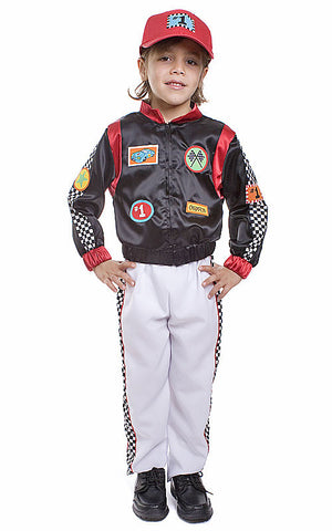 Boys Race Car Driver Costume - Dress Up America Costumes & Accessories - HalloweenCostumes4U.com - Kids Costumes