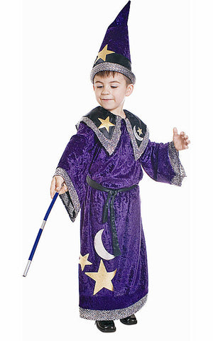 Boys Magic Wizard Costume - Dress Up America Costumes & Accessories - HalloweenCostumes4U.com - Kids Costumes