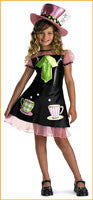 Girls Wonderland Mad Hatter Costume - Disguise Costumes & Accessories - HalloweenCostumes4U.com - Kids Costumes
