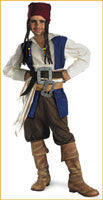 Kids Pirates of the Caribbean Jack Sparrow Costume - Disguise Costumes & Accessories - HalloweenCostumes4U.com - Kids Costumes