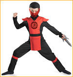 Kids Red Dragon Ninja Costume - Disguise Costumes & Accessories - HalloweenCostumes4U.com - Kids Costumes