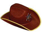 Kids Brown Sheriff/Cowboy Hat - Dress Up America Costumes & Accessories - HalloweenCostumes4U.com - Accessories