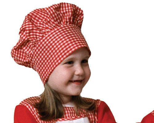 Kids Red & White Chef Hat - Dress Up America Costumes & Accessories - HalloweenCostumes4U.com - Accessories