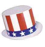 Uncle Sam Top Hat - Rubies Costumes & Accessories - HalloweenCostumes4U.com - Accessories