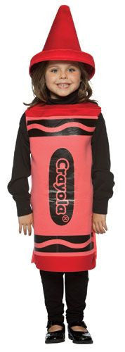 Kids Red Crayola Crayon Costume - HalloweenCostumes4U.com - Kids Costumes