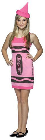 Teens Pink Crayola Crayon Dress - Imposta Costumes & Accessories - HalloweenCostumes4U.com - Adult Costumes