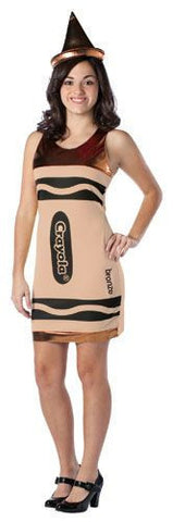 Teens Bronze Crayola Tank Dress - Imposta Costumes & Accessories - HalloweenCostumes4U.com - Adult Costumes