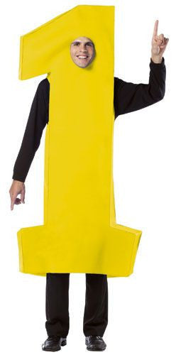 Adults #1 Costume - Various Colors - HalloweenCostumes4U.com - Adult Costumes
