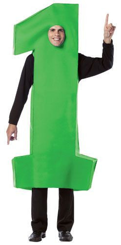 Adults #1 Costume - Various Colors - HalloweenCostumes4U.com - Adult Costumes