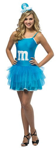 Teens Blue M&Ms Party Dress - Imposta Costumes & Accessories - HalloweenCostumes4U.com - Adult Costumes
