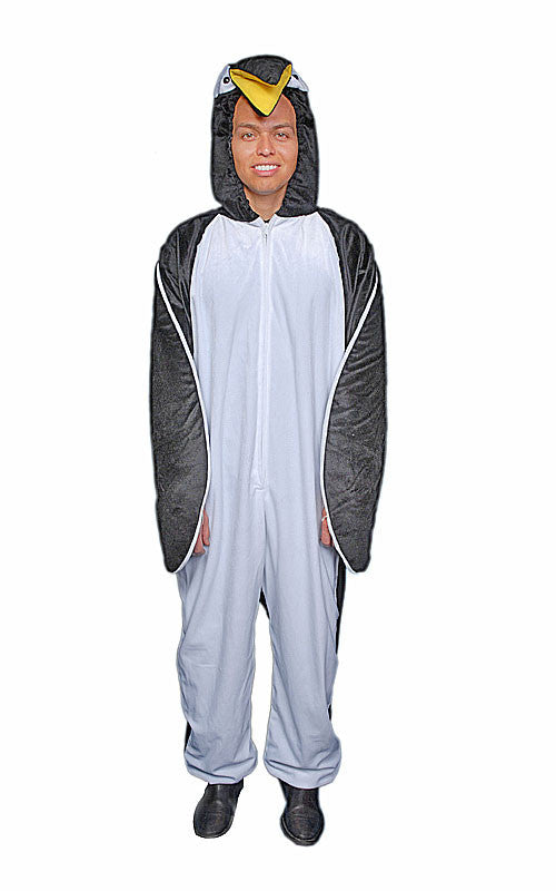 Adults Plush Penguin Costume - Dress Up America Costumes & Accessories - HalloweenCostumes4U.com - Adult Costumes