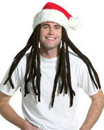 Rasta Santa Hat with Dreadlocks - Imposta Costumes & Accessories - HalloweenCostumes4U.com - Accessories
