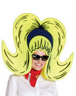 Yellow Foam Bouffant Wig - Imposta Costumes & Accessories - HalloweenCostumes4U.com - Accessories