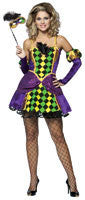 Womens Mardi Gras Queen Costume - Imposta Costumes & Accessories - HalloweenCostumes4U.com - Adult Costumes