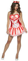 Womens "Be Mine" Valentine Costume - Imposta Costumes & Accessories - HalloweenCostumes4U.com - Adult Costumes