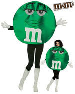 Womens Green Deluxe M&Ms Costumes - Imposta Costumes & Accessories - HalloweenCostumes4U.com - Adult Costumes
