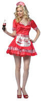Womens Coca Cola Waitress Costume - Imposta Costumes & Accessories - HalloweenCostumes4U.com - Adult Costumes
