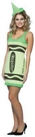 Womens Screamin' Green Crayola Crayon Dress - Imposta Costumes & Accessories - HalloweenCostumes4U.com - Adult Costumes