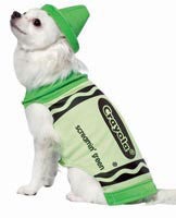 Pets Screamin' Green Crayola Crayon Costume - Imposta Costumes & Accessories - HalloweenCostumes4U.com - Pet Costumes & Accessories