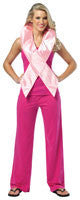 Pink Breast Cancer Ribbon Neck Piece - Imposta Costumes & Accessories - HalloweenCostumes4U.com - Accessories