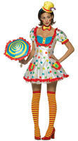 Womens Clown Costume - Imposta Costumes & Accessories - HalloweenCostumes4U.com - Adult Costumes