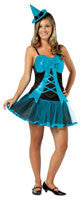 Teen Blue Sequin Witch Costume - Imposta Costumes & Accessories - HalloweenCostumes4U.com - Adult Costumes