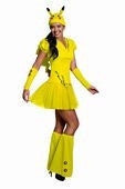 Womens/Teens Pokemon Pikachu Costume - Rubies Costumes & Accessories - HalloweenCostumes4U.com - Adult Costumes